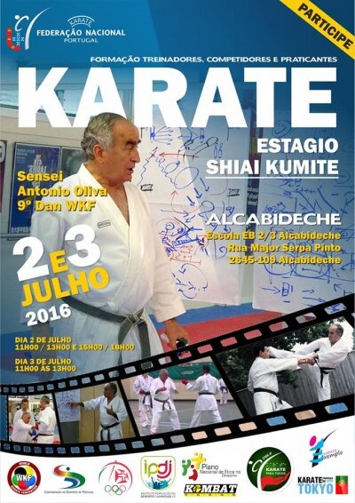Karate: estágio Shiai Kumite